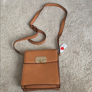 Chestnut color bag - crossbody